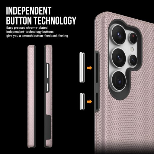 Telefoniümbris Perfectionists Triangle Case Samsung S938 S25 Ultra roosa kuld - Image 4