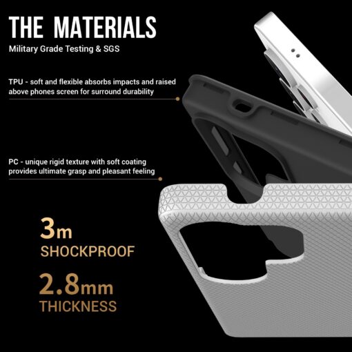 Telefoniümbris Perfectionists Triangle Case Samsung S938 S25 Ultra hõbedane - Image 3