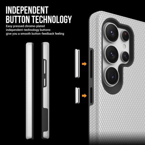 Telefoniümbris Perfectionists Triangle Case Samsung S938 S25 Ultra hõbedane - Image 4