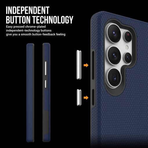 Telefoniümbris Perfectionists Triangle Case Samsung S928 S24 Ultra tumesinine - Image 4