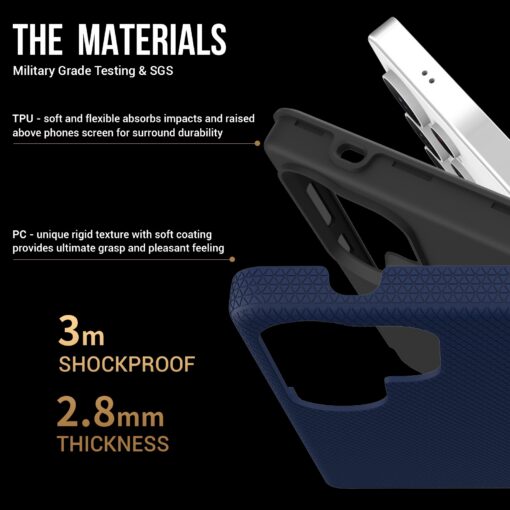 Telefoniümbris Perfectionists Triangle Case Samsung S938 S25 Ultra tumesinine - Image 3