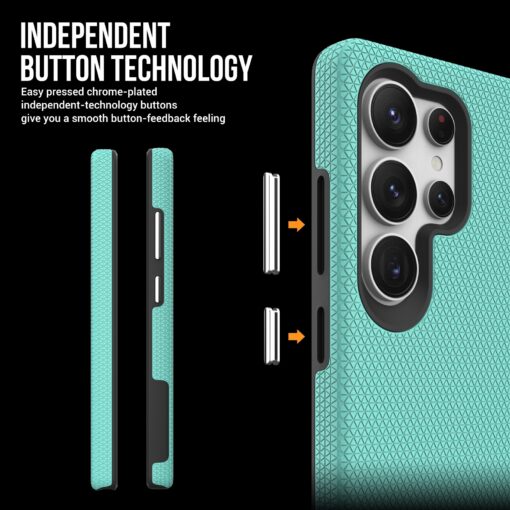Telefoniümbris Perfectionists Triangle Case Samsung S938 S25 Ultra roheline - Image 4