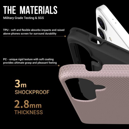 Telefoniümbris Perfectionists Triangle Case Samsung A266 A26 5G roosa kuld - Image 3