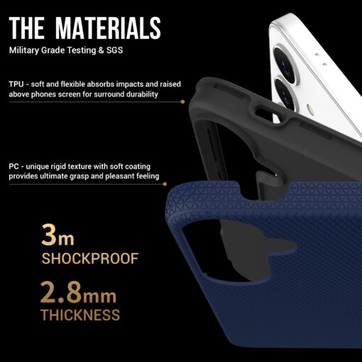 Telefoniümbris Perfectionists Triangle Case Samsung A266 A26 5G tumesinine - Image 3
