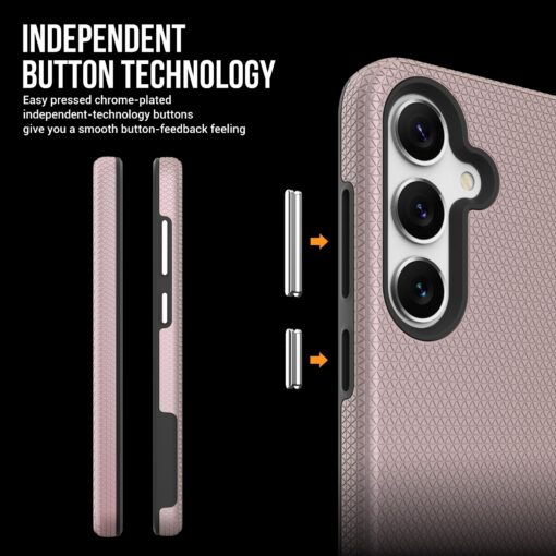 Telefoniümbris Perfectionists Triangle Case Samsung S911 S23 5G roosa kuld - Image 4
