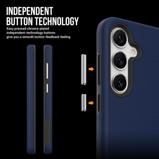 Telefoniümbris Perfectionists Triangle Case Samsung S921 S24/S931 S25 tumesinine - Image 4