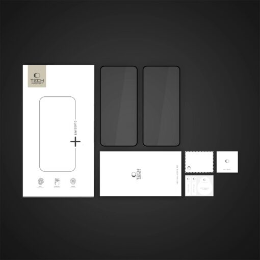 LCD kaitsev karastatud klaas Tech-Protect Glass Fit+ 2-Pack Xiaomi Poco X7 Pro must - Image 4