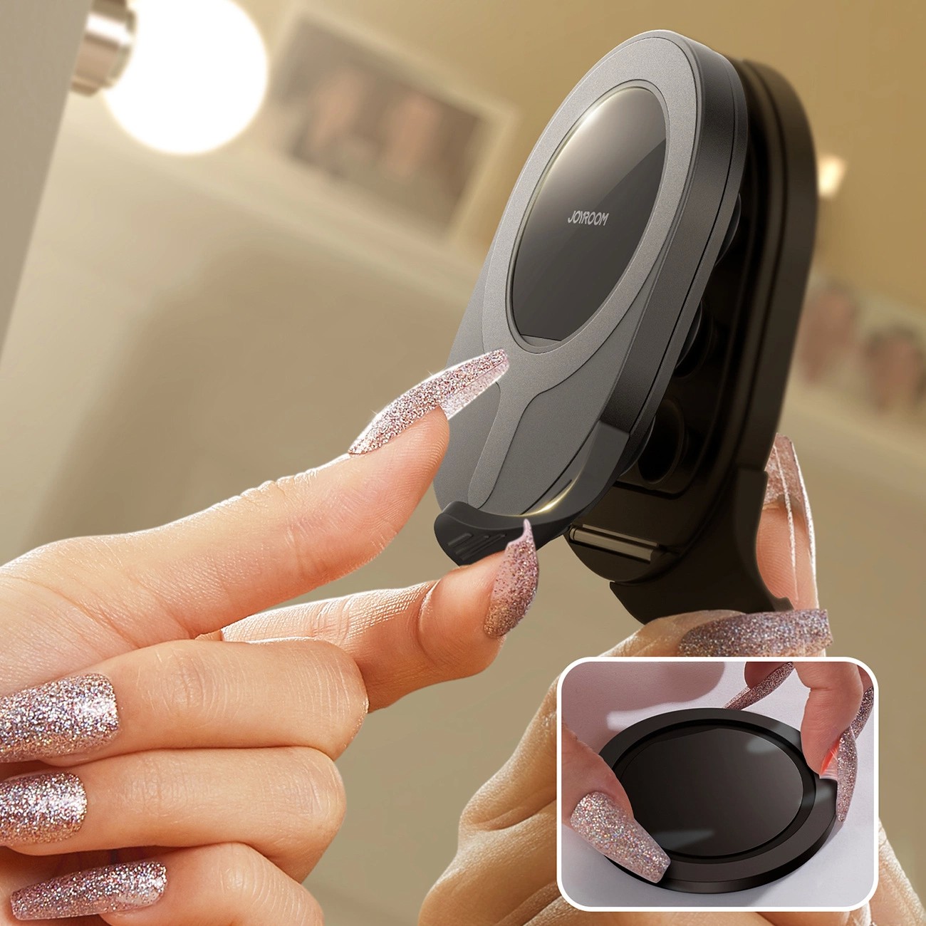 Magnethoidja iminapaga Joyroom JR-ZS418 must - Image 3