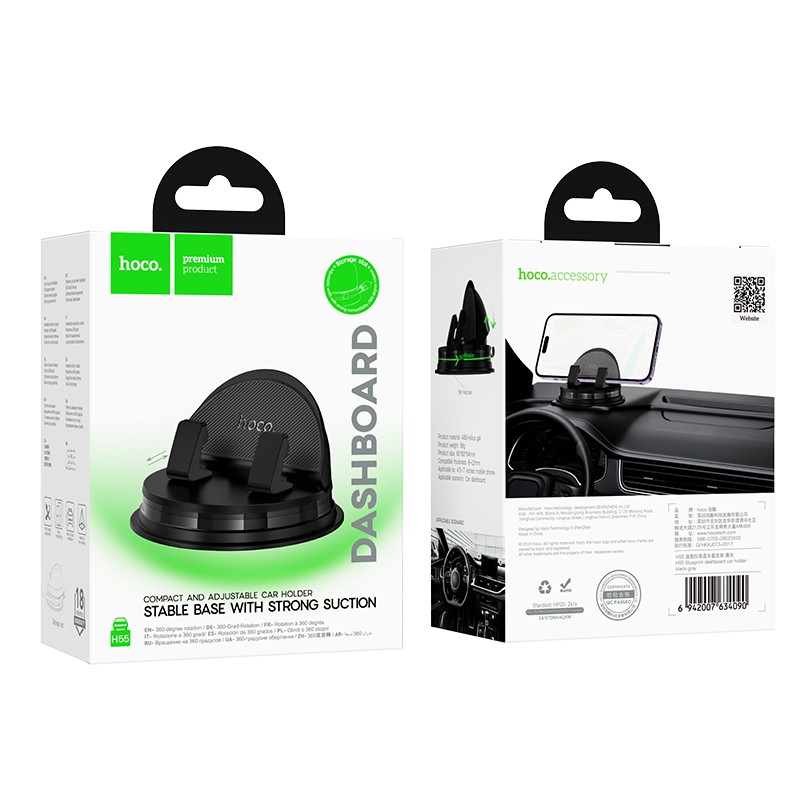 Auto telefonihoidik Hoco H55 (dashboard) must - Image 5