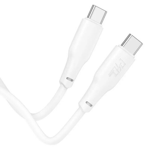 Laadimisjuhe Hoco X93 100W USB-C to USB-C 2.0m valge - Image 2