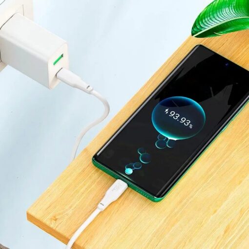 Laadimisjuhe Hoco X93 100W USB-C to USB-C 2.0m valge - Image 4