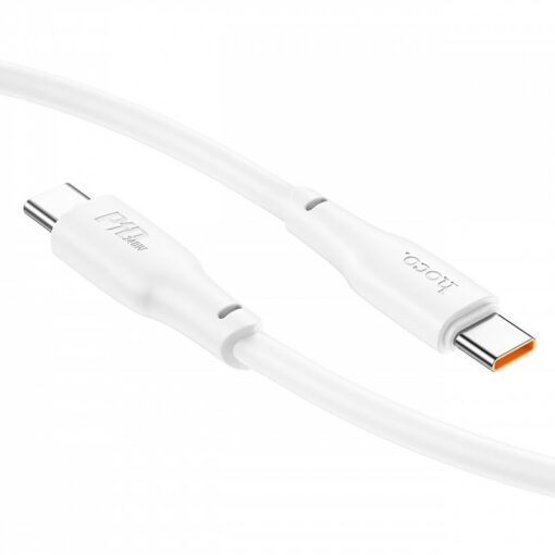 Laadimisjuhe Hoco X93 240W USB-C to USB-C 2.0m valge - Image 2