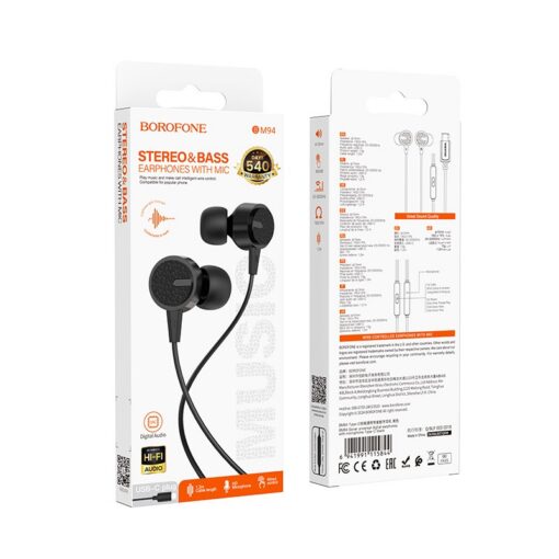 Kõrvaklapid Borofone BM94 USB-C mustad - Image 4