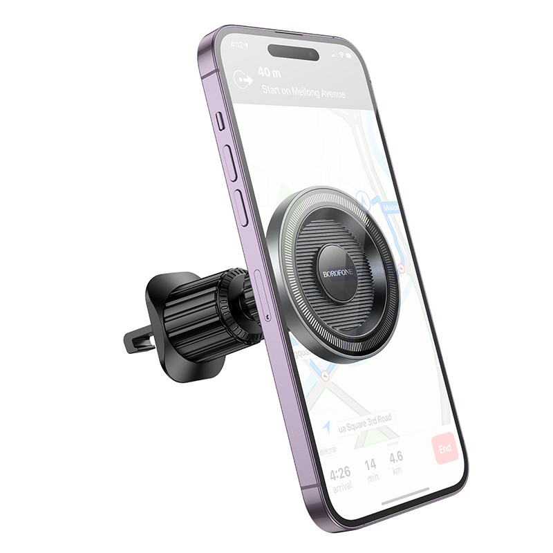 Auto telefonihoidik Borofone BH122 Magsafe (air vent) must - Image 2