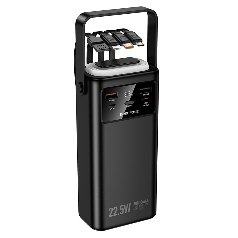 Väline aku Power Bank Borofone BJ65 22.5W 30000mAh must - Image 2