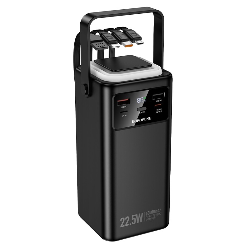 Väline aku Power Bank Borofone BJ65A 22.5W 50000mAh must - Image 2
