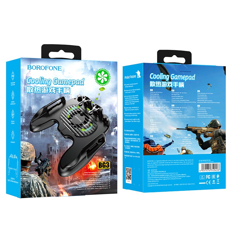 Borofone BG3 Warrior Cooling Gamepad must - Image 5