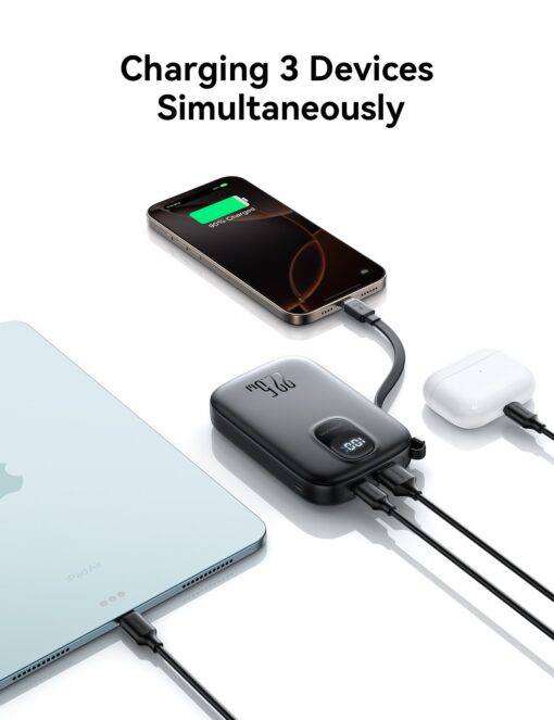 Väline aku Power Bank Joyroom JR-PBF17 22.5W with USB-C cable 10000mAh must - Image 4