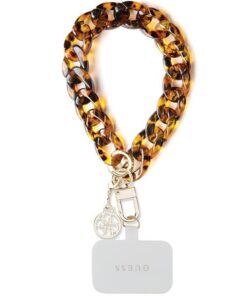 Guess cord GUOUCBMC4MT brown-gold HDSP PU Saffiano Chain Strap 4G Charm