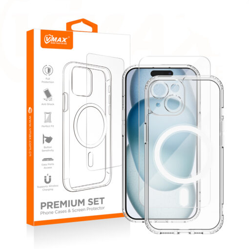 Vmax set case + glass 2,5D premium for iPhone 16 6,1" - Image 2