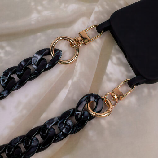 Phone chain long mottled black - Image 7