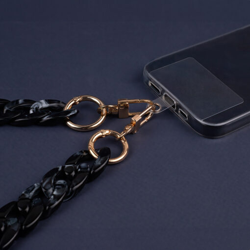 Phone chain long mottled black - Image 8