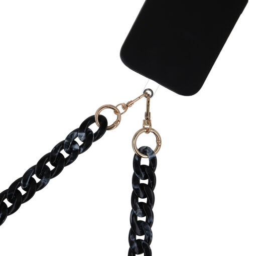 Phone chain long mottled black - Image 4