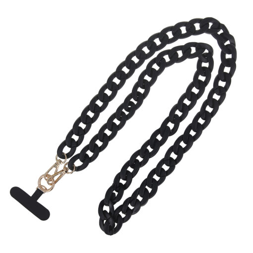 Phone chain long matte black - Image 2