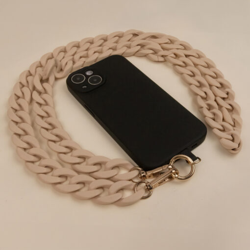 Phone chain long matte nude - Image 3