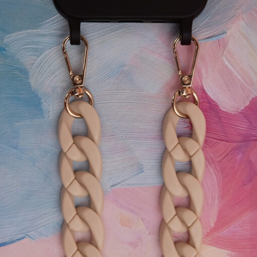 Phone chain long matte nude - Image 4