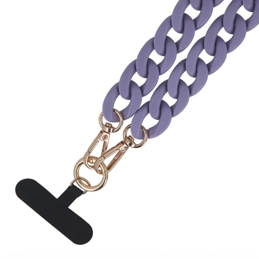 Phone chain long matte purple - Image 2