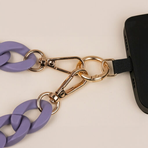 Phone chain long matte purple - Image 4