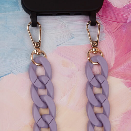 Phone chain long matte purple - Image 5