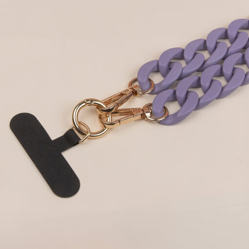 Phone chain long matte purple - Image 7