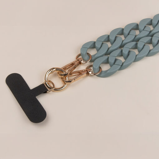 Phone chain long matte mint green - Image 6