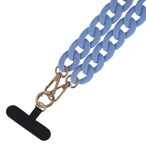 Phone chain long matte light blue - Image 2