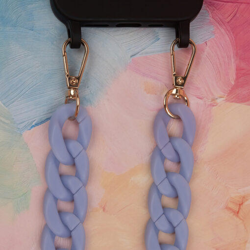 Phone chain long matte light blue - Image 4