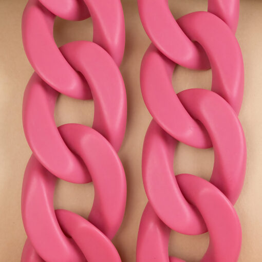 Phone chain long matte pink - Image 5