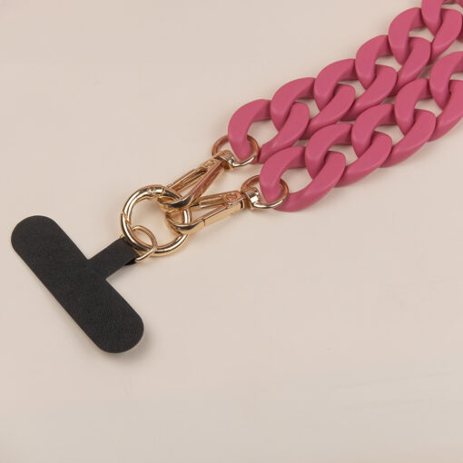 Phone chain long matte pink - Image 6