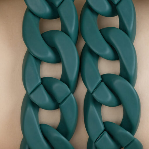 Phone chain long matte dark green - Image 5