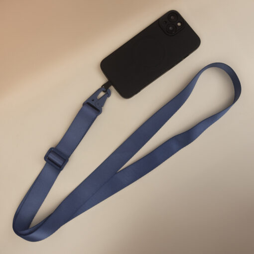 Phone strap navy blue - Image 4