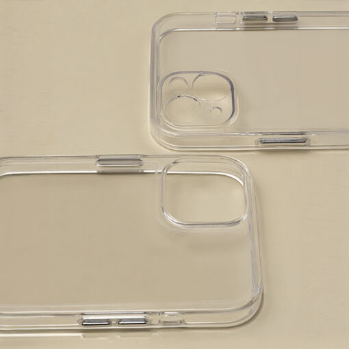 Hybrid Crystal case for iPhone 14 6,1" transparent big hole - Image 5