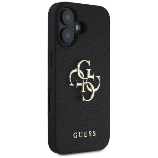 Guess Hardcase PU Grained Big 4G and Classic Logo Case for iPhone 16 6,1" Black - Image 4