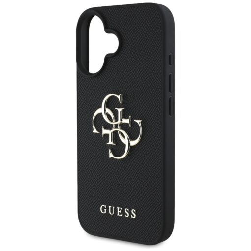 Guess Hardcase PU Grained Big 4G and Classic Logo Case for iPhone 16 6,1" Black - Image 6