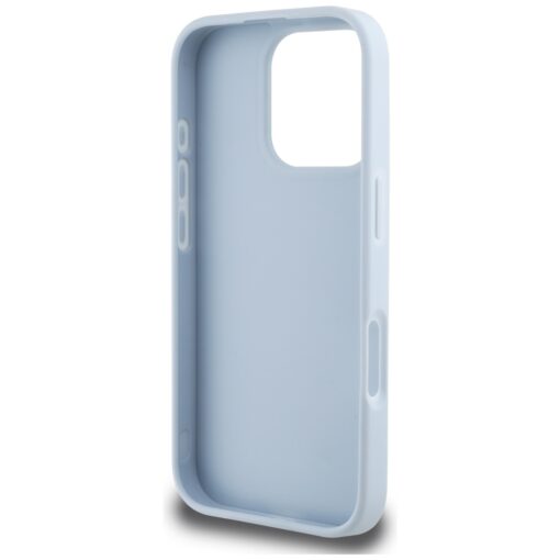 Guess Hardcase PU Grained Big 4G and Classic Logo Case for iPhone 16 Pro 6,3" Blue - Image 7