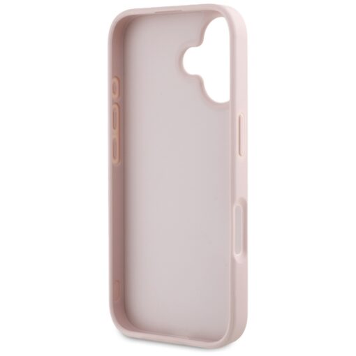 Guess Hardcase PU Grained Big 4G and Classic Logo Case for iPhone 16 6,1" Pink - Image 7