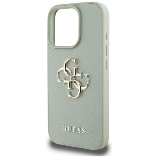 Guess Hardcase PU Grained Big 4G and Classic Logo Case for iPhone 16 Pro 6,3" Green - Image 6