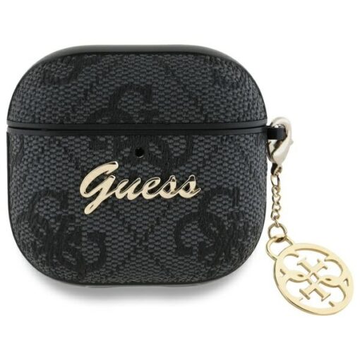 Guess Cover for AirPods 4 4G Charm Collection Black