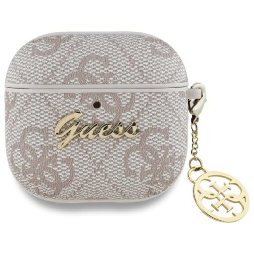 Guess Cover for AirPods 4 4G Charm Collection Pink