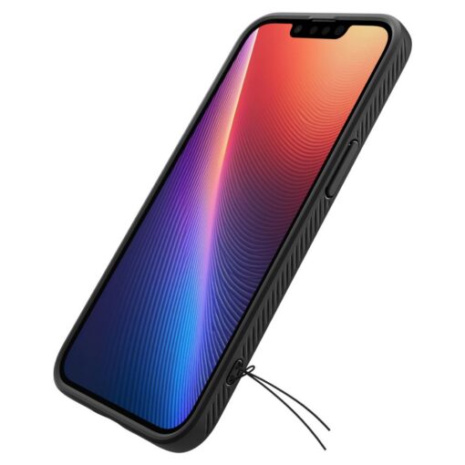 Spigen Liquid Air case for iPhone 16E Matte Black - Image 6